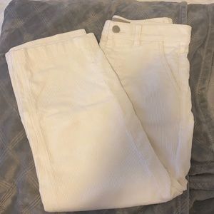 Corduroy straight leg pant